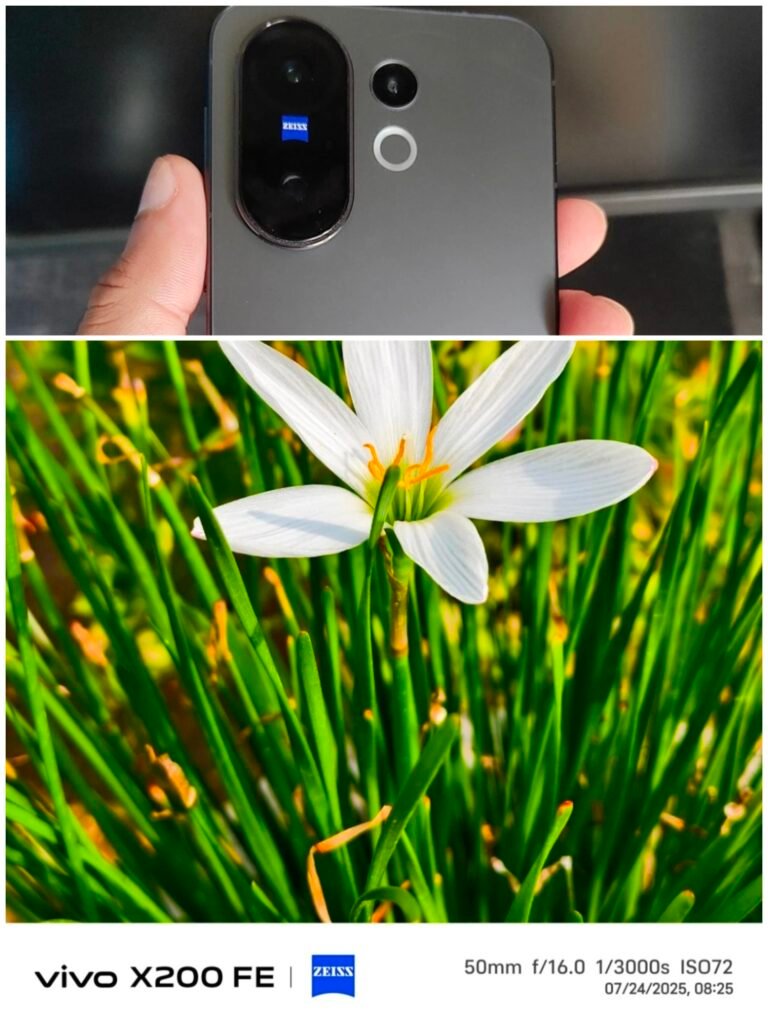 Vivo x200 FE back camera result